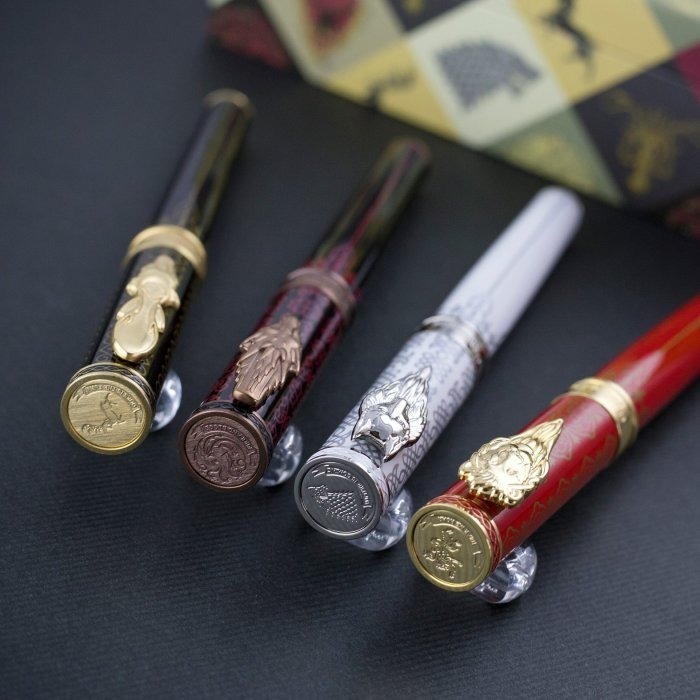 義大利 萬特佳 Montegrappa「冰與火之歌/權力遊戲」聯名款鋼筆: 龍家/House Targaryen-細節圖7