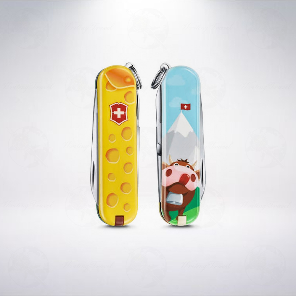 瑞士 維氏 VICTORINOX CLASSIC 7功能 2019年限量口袋型瑞士刀: 阿爾卑斯山乳酪-細節圖2