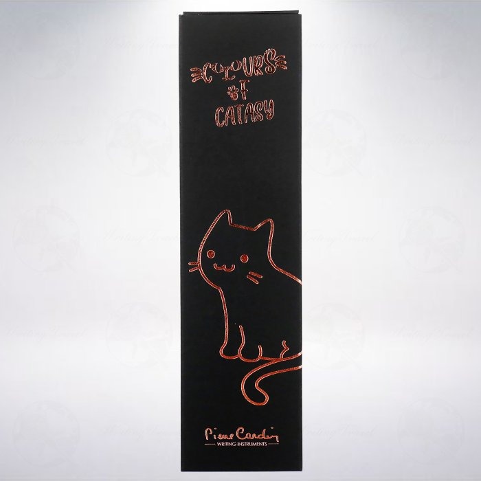 法國 Pierre Cardin 皮爾卡登 i-Meow 貓咪水晶玻璃筆組: 綠色-細節圖3