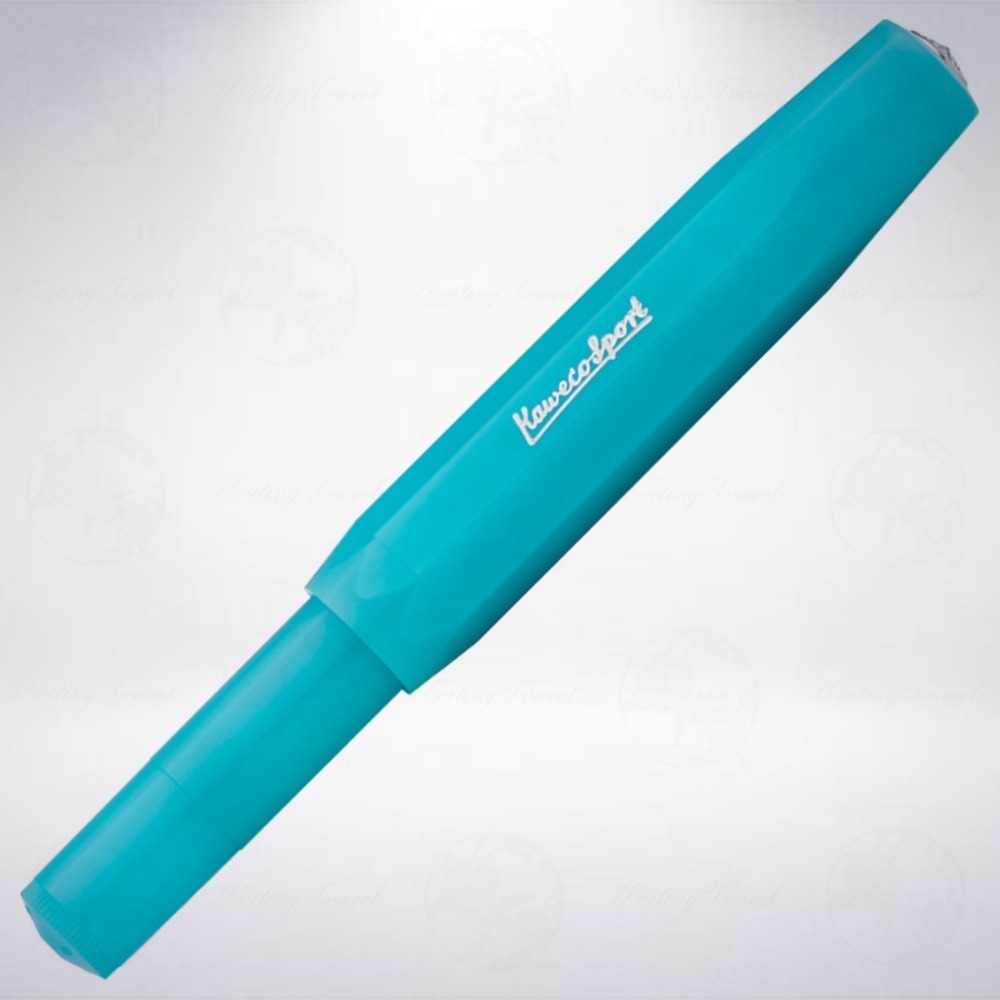 德國 Kaweco FROSTED Sport 鋼珠筆: 淺藍莓/Light Blueberry-細節圖2