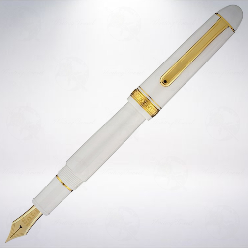 日本 Platinum 白金 #3776 Century 鋼筆: 香儂頌堡/Chenonceau White