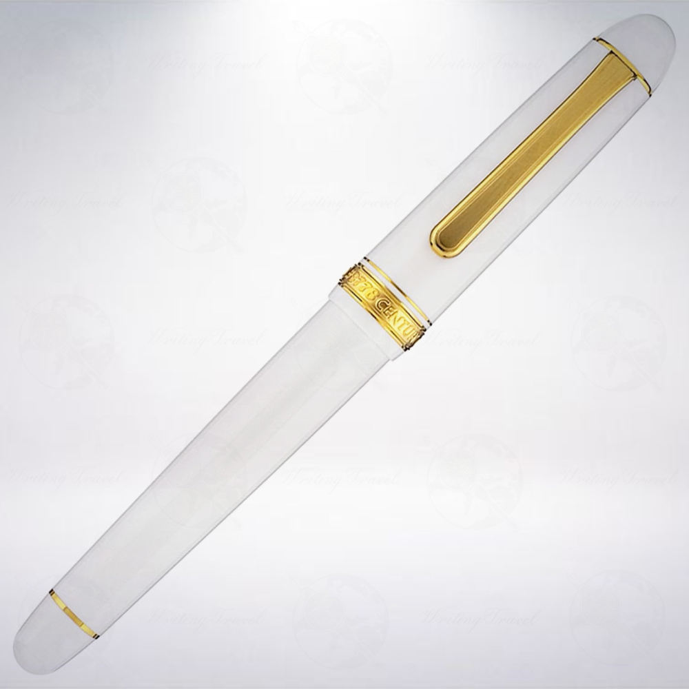 日本 Platinum 白金 #3776 Century 鋼筆: 香儂頌堡/Chenonceau White-細節圖2