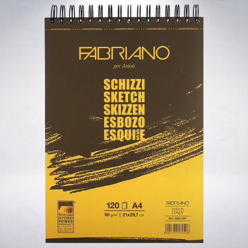 義大利 FABRIANO Schizzi A4 上掀式圈裝素描本
