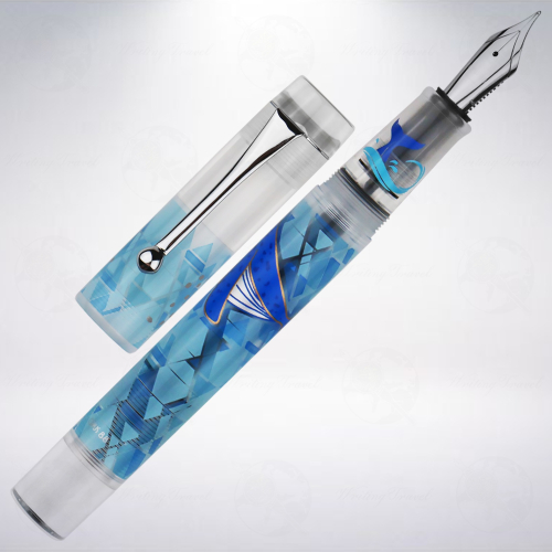 台灣 製筆精基 OPUS 88 KOLORO Ocean 海洋系列 滴入式鋼筆: 藍鯨/Whale