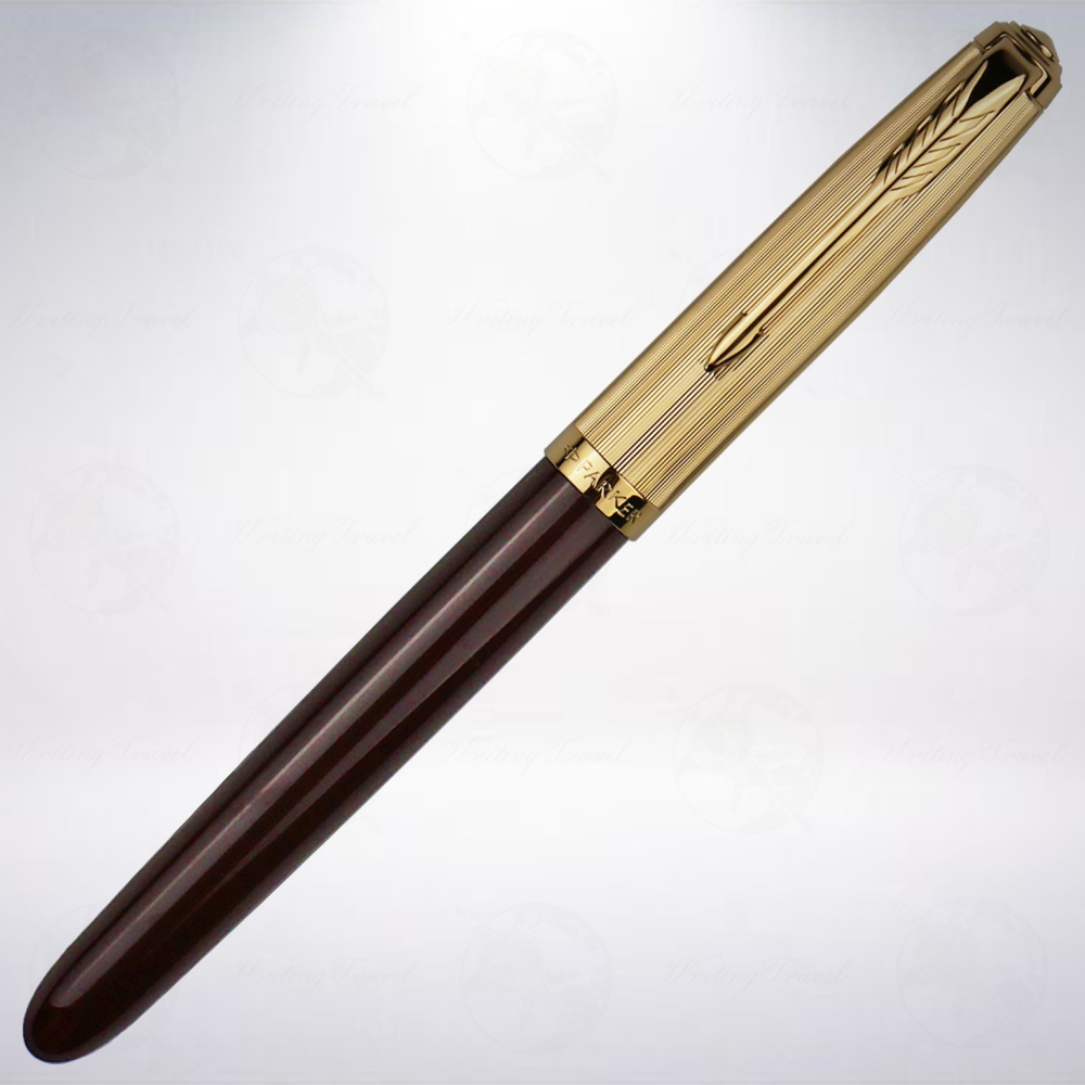 美國 派克 PARKER 51 GT 18K 復刻款鋼筆: 深紅色/Deep Red-細節圖2
