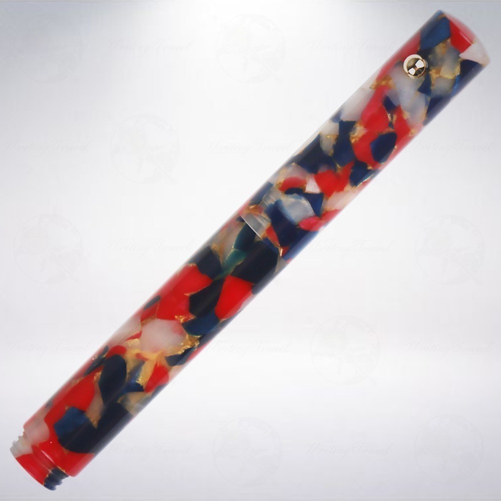 中國 末匠 MAJOHN N8 玻璃筆 鋼筆 二用筆: 紅與藍-細節圖2