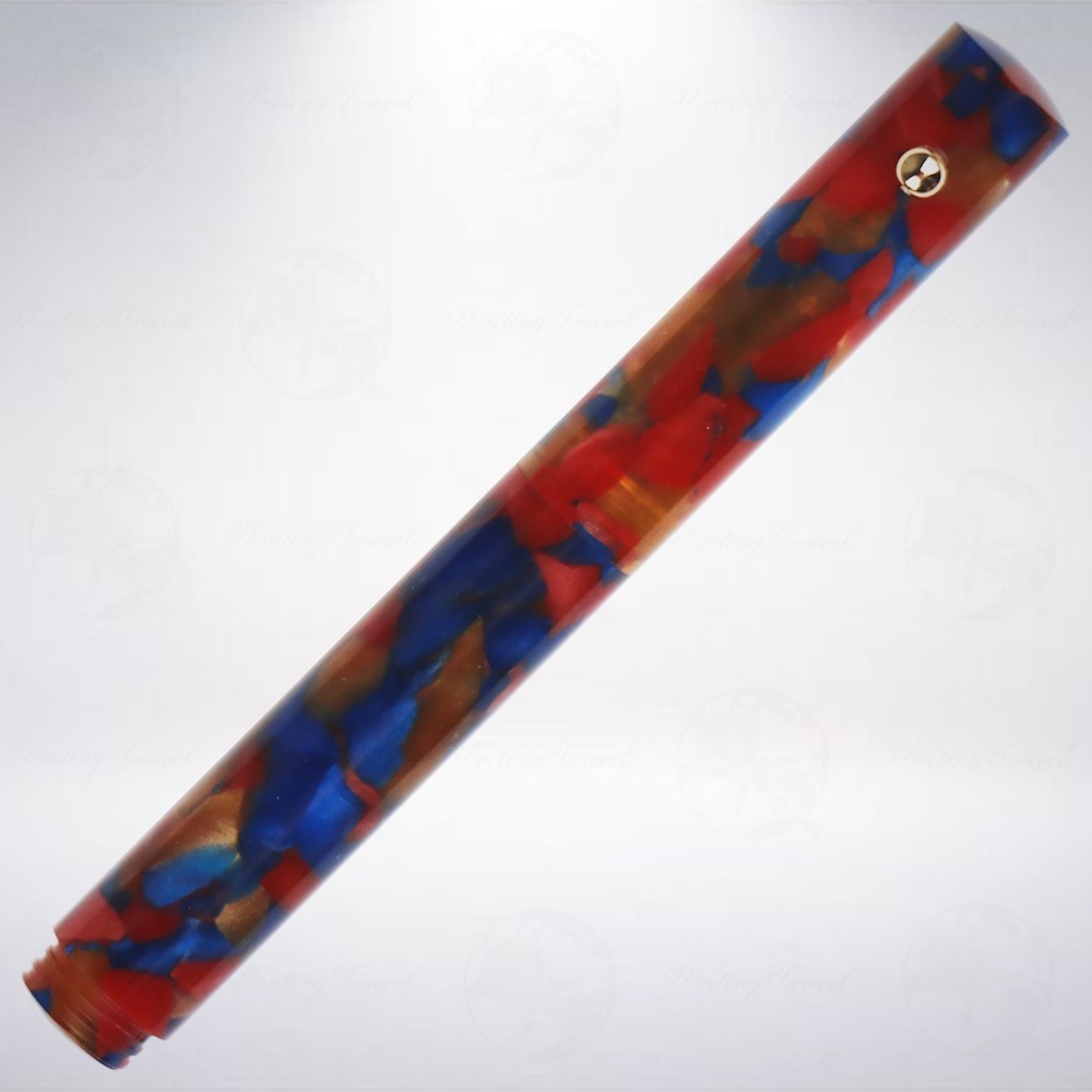 中國 末匠 MAJOHN N8 玻璃筆 鋼筆 二用筆: 紅與藍(新款)-細節圖2