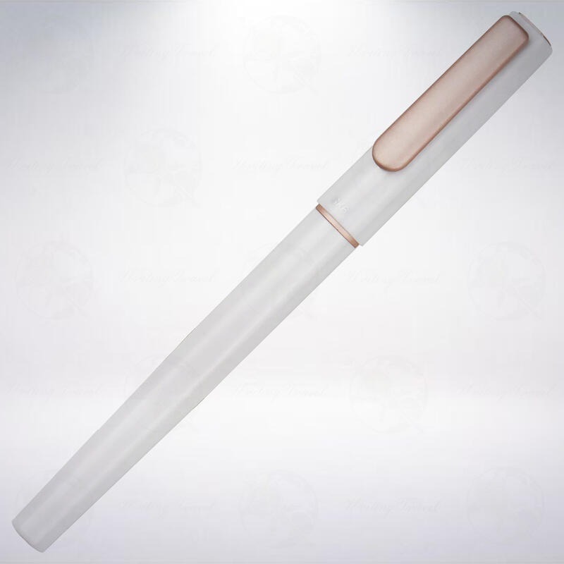 新版! 台灣 SKB 文明鋼筆 書法尖鋼筆: 玫瑰金-細節圖2