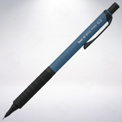 日本 Pentel Orenz Metal Grip 2代 0.3mm 限定版自動鉛筆: 霧藍色