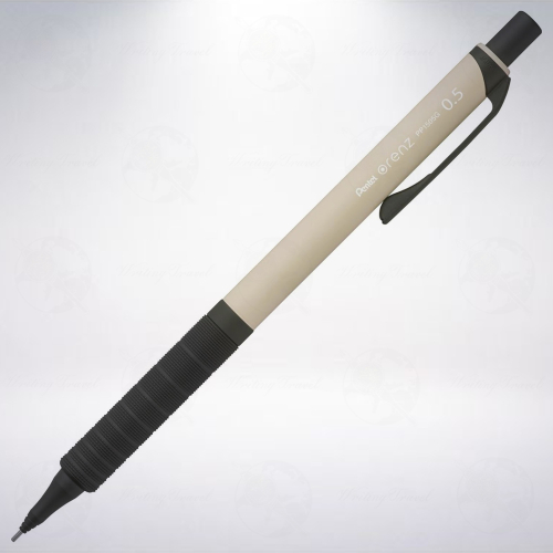 日本 Pentel Orenz Metal Grip 2代 0.5mm 限定版自動鉛筆: 霧米色