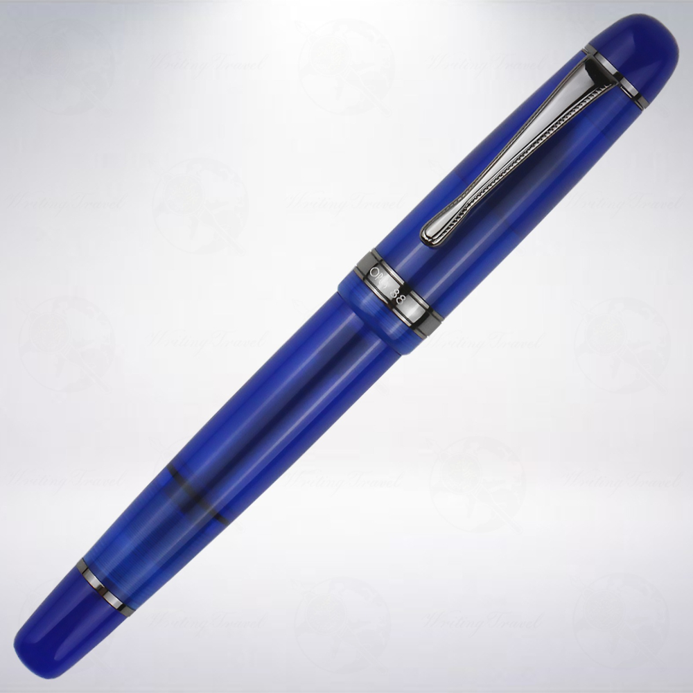 台灣 OPUS 88 JAZZ 正統滴入式上墨鋼筆: 藍曬圖/Blueprint-細節圖2