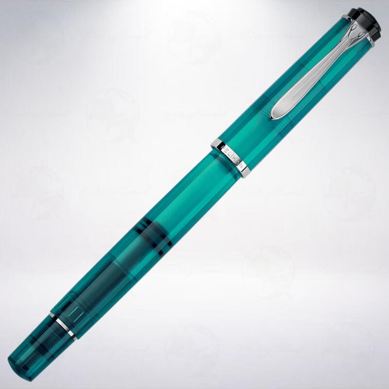 德國 百利金 Pelikan M205 2022年特別版鋼筆: 磷光石藍/Apatite-細節圖2