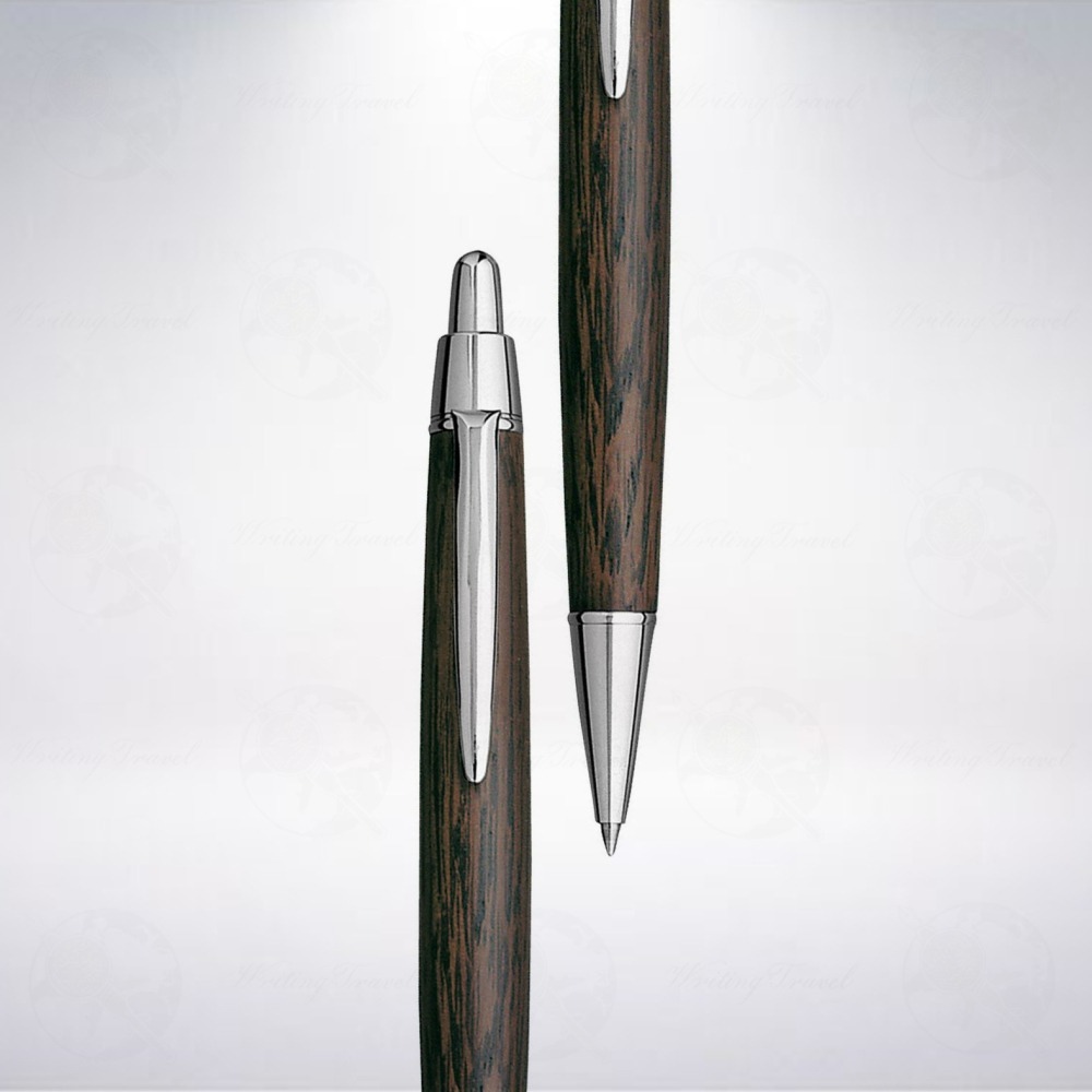 日本 三菱鉛筆 Uni PURE MALT 百年橡木桶材原子筆-細節圖2