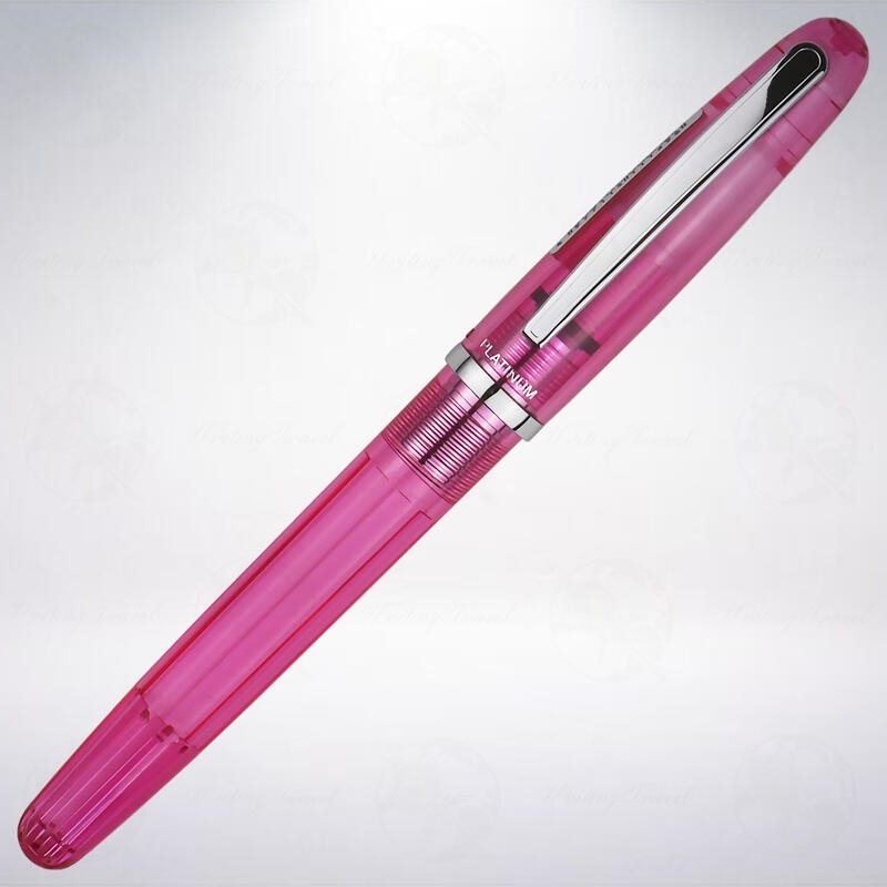 日本 Platinum 白金 平衡系列鋼筆: 透明粉紅-細節圖2