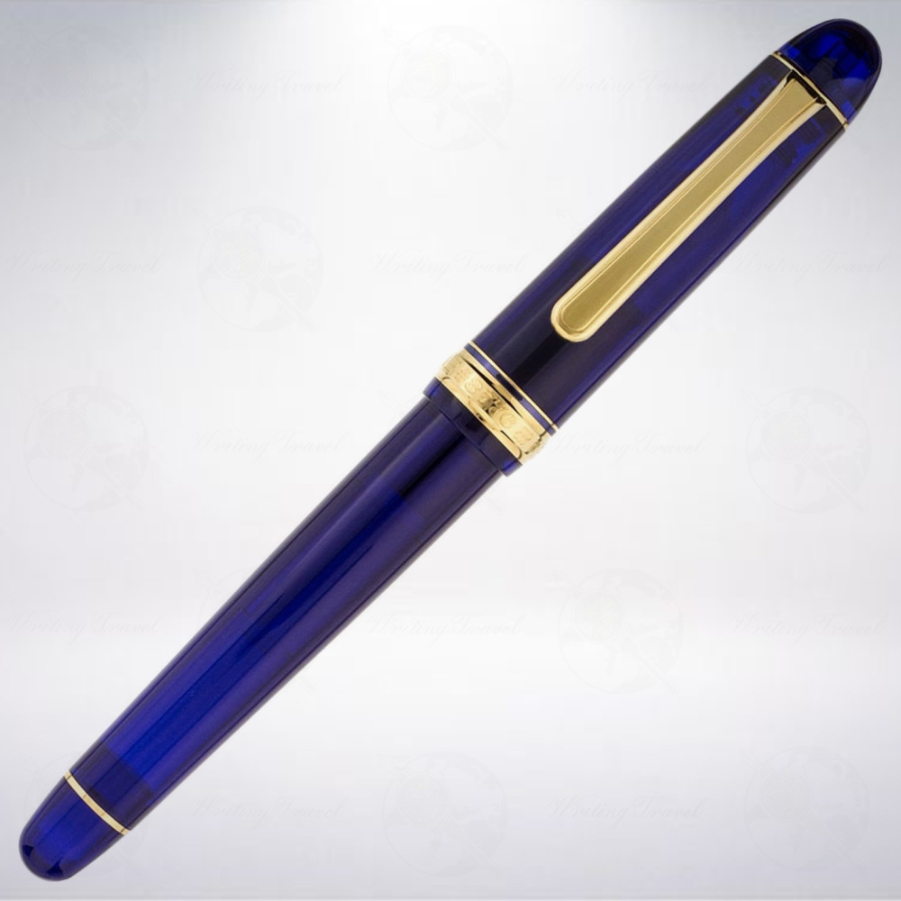 日本 Platinum 白金 #3776 Century 14K 鋼筆: 教堂藍/Chartres Blue-細節圖2