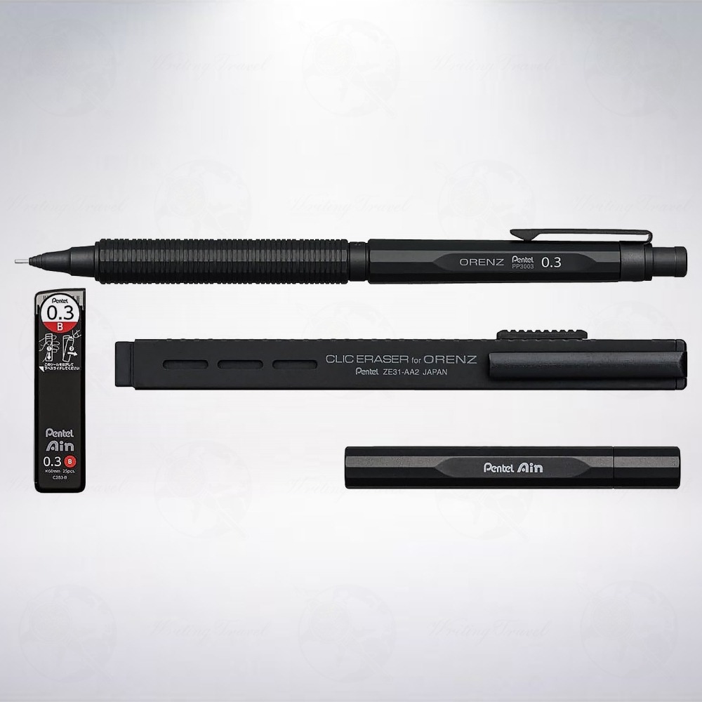 日本 Pentel Orenznero 0.3mm 旗艦款自動鉛筆組-細節圖2