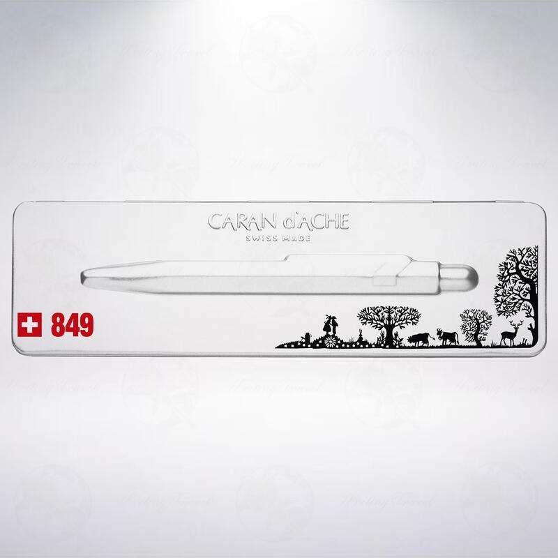 瑞士 卡達 CARAN D＇ACHE 849 Totally Swiss 特別版原子筆: 剪影-細節圖2