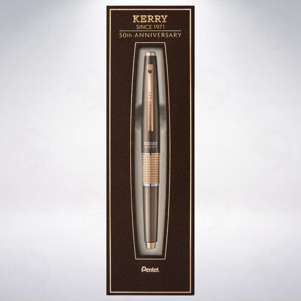 日本 Pentel Kerry 万年CIL 50周年限定版自動鉛筆: 傳統灰/Traditional Grey-細節圖3