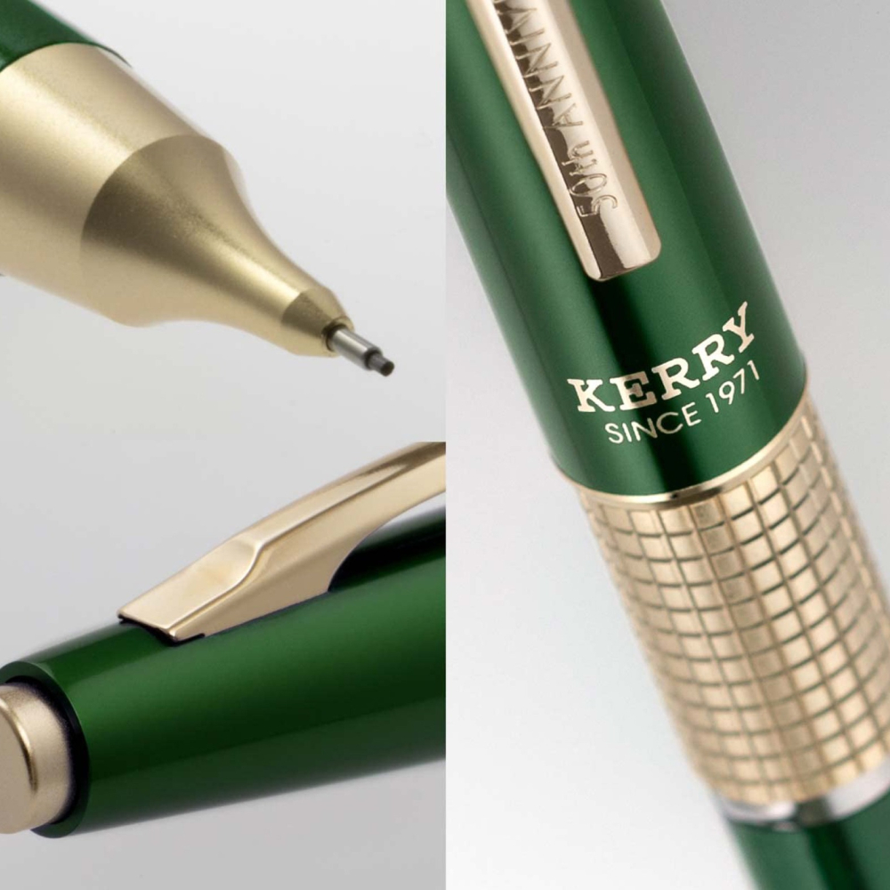 日本 Pentel Kerry 万年CIL 50周年限定版自動鉛筆: 透綠/Glass Green-細節圖2