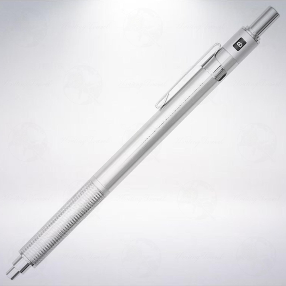 日本 KITERA KS-02 0.5mm 二段式出芯自動鉛筆: 銀色-細節圖2