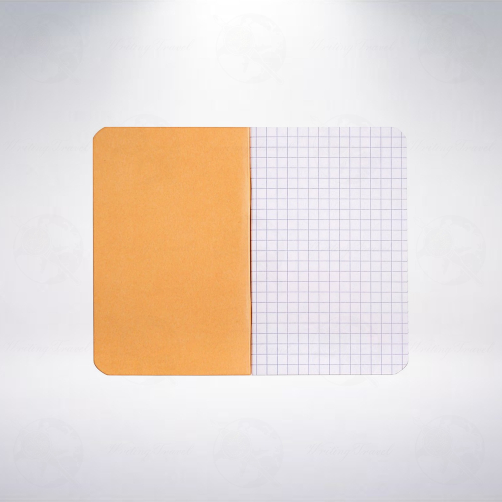 法國 RHODIA Classic Stapled 7.5x12.0cm 釘裝筆記本: 橘色/Orange-細節圖2