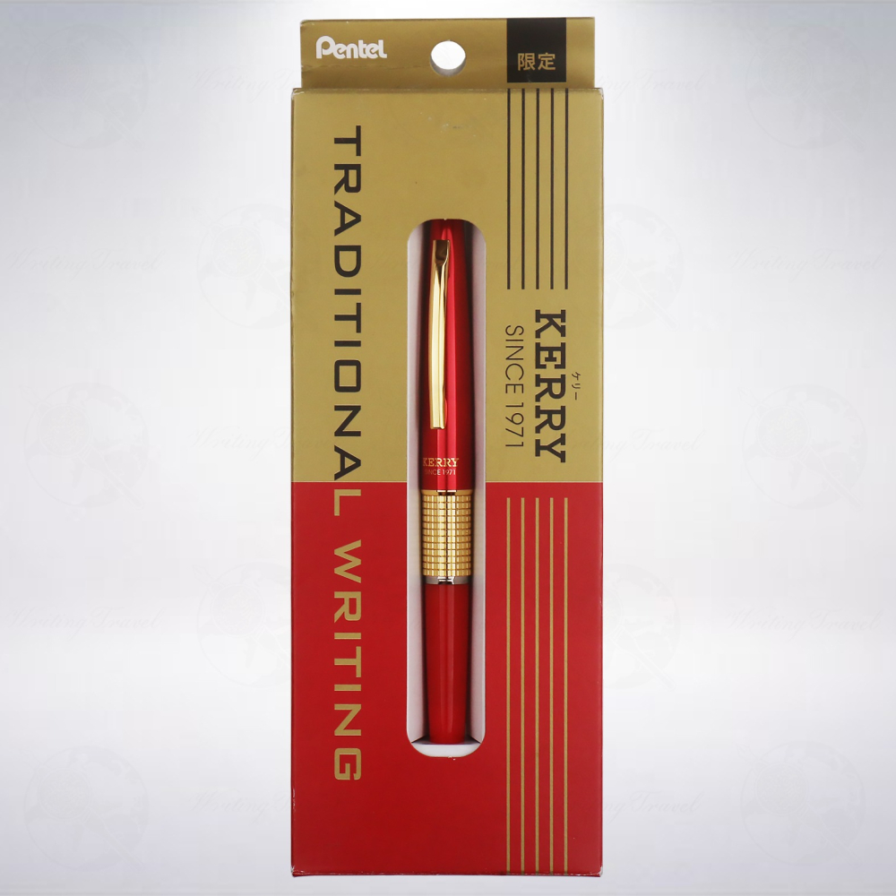 絕版! 日本 Pentel Kerry 万年CIL 限定版自動鉛筆: 紅金/Red Gold-細節圖3