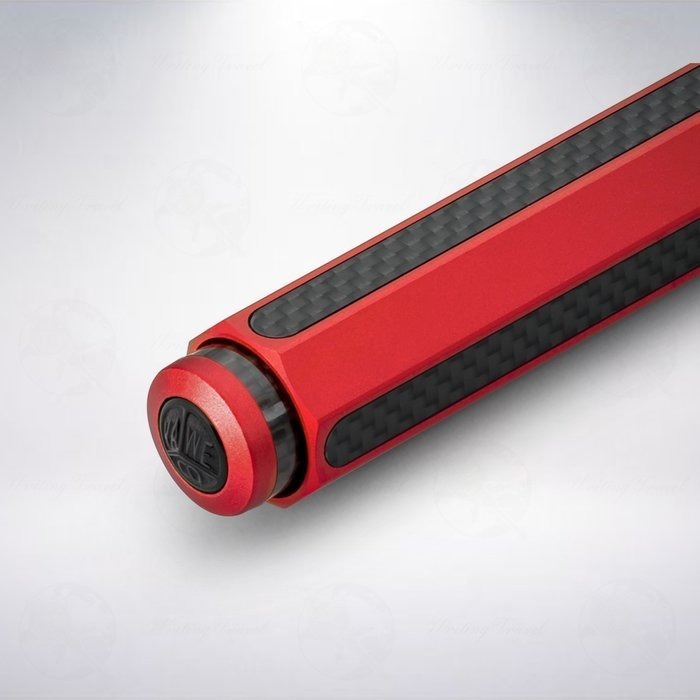 德國 Kaweco AC Sport 碳纖維原子筆: 紅色/Red-細節圖3