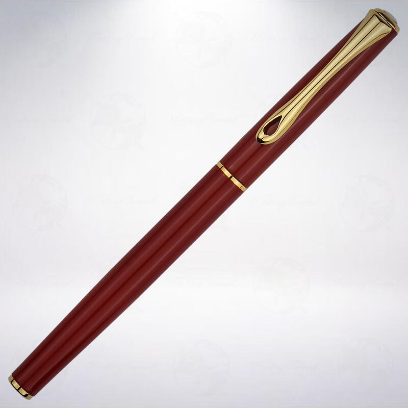 德國 DIPLOMAT Traveller 鋼筆: 深紅色/Dark Red-細節圖2