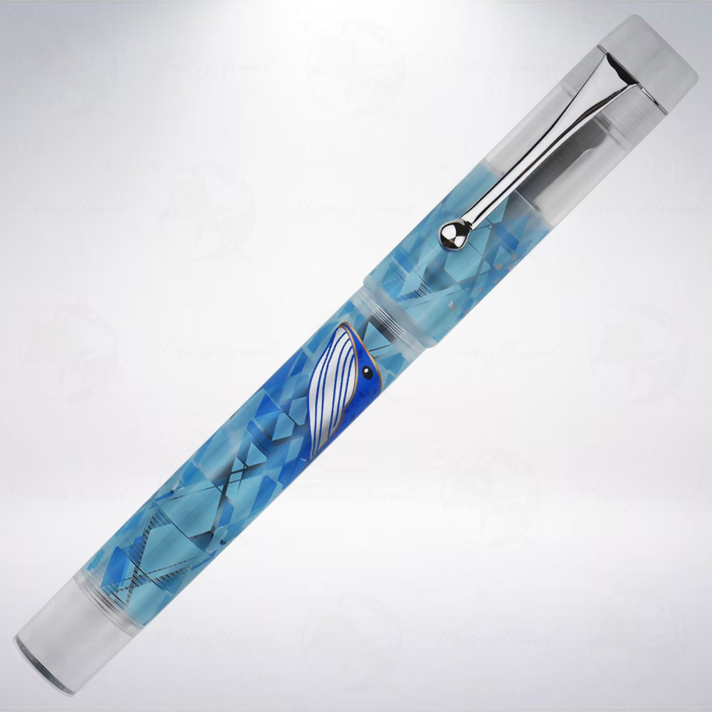 台灣 製筆精基 OPUS 88 KOLORO Ocean 海洋系列 滴入式彈性尖鋼筆: 藍鯨/Whale-細節圖2