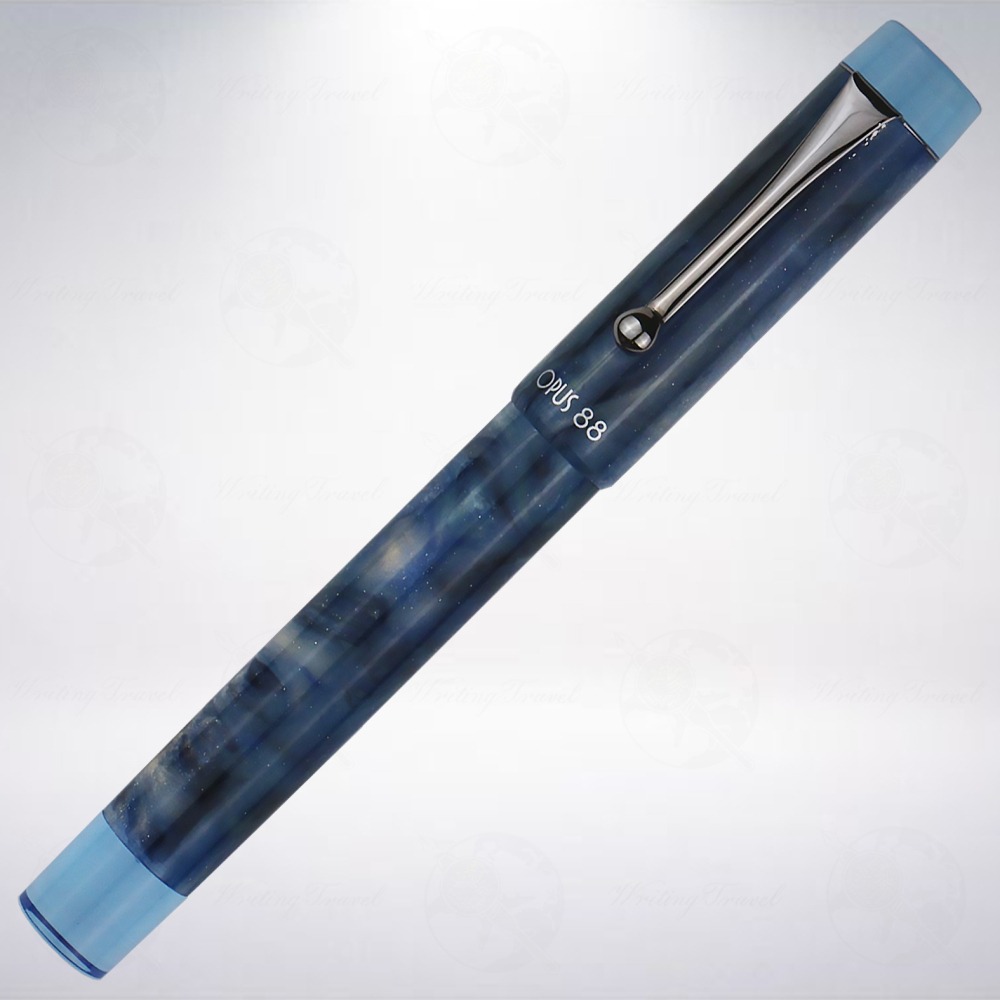 台灣 製筆精基 OPUS 88 KOLORO Demonstrator 滴入式彈性尖鋼筆: 藍寶石-細節圖2