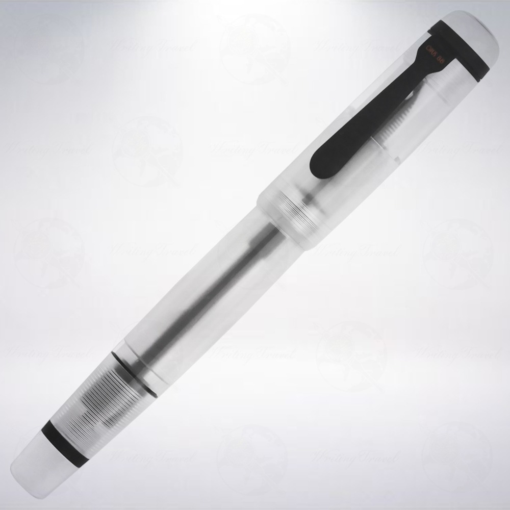 台灣 製筆精基 OPUS 88 OMAR 滴入式彈性尖鋼筆: 透明/Clear-細節圖2