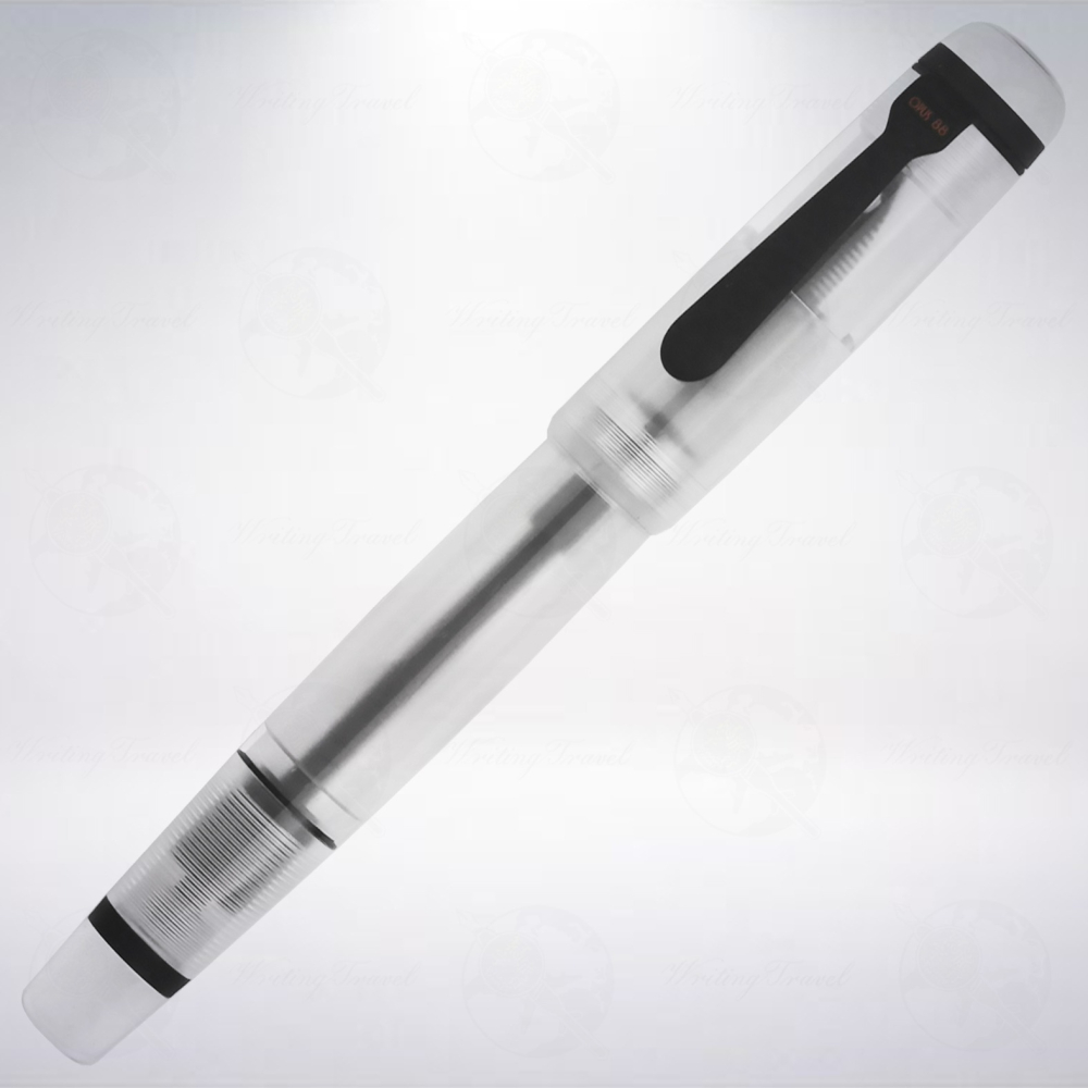 台灣 製筆精基 OPUS 88 OMAR 滴入式彈性尖鋼筆: 透明/Clear-細節圖2