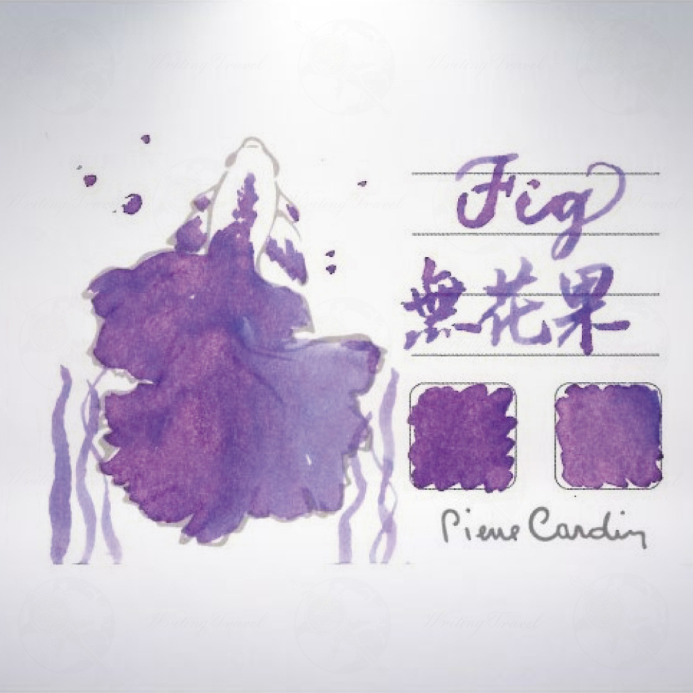法國 Pierre Cardin 皮爾卡登 30ml 水果閃粉系列墨水: 無花果醇紫-細節圖2