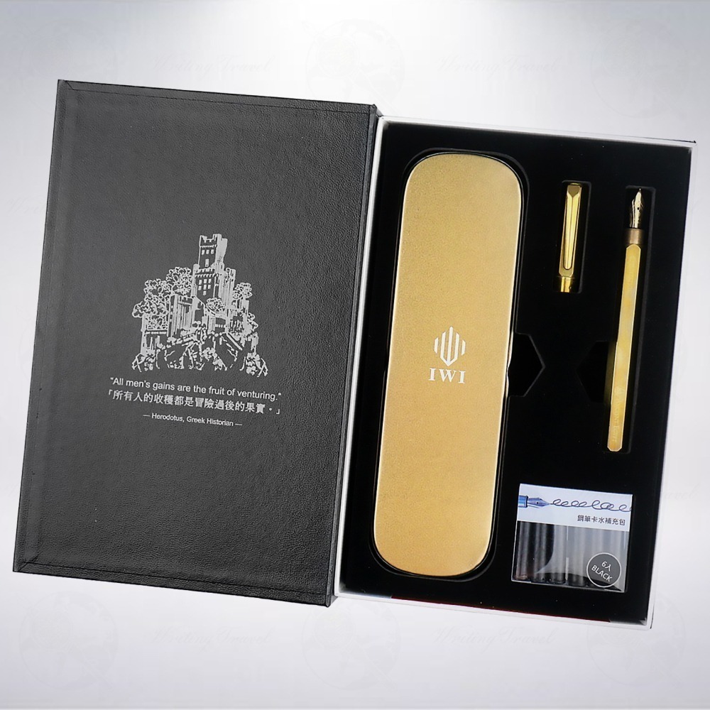 台灣 蒙恬 IWI CIVILIZATION 拾時系列黃銅鋼筆: 古埃及-細節圖3