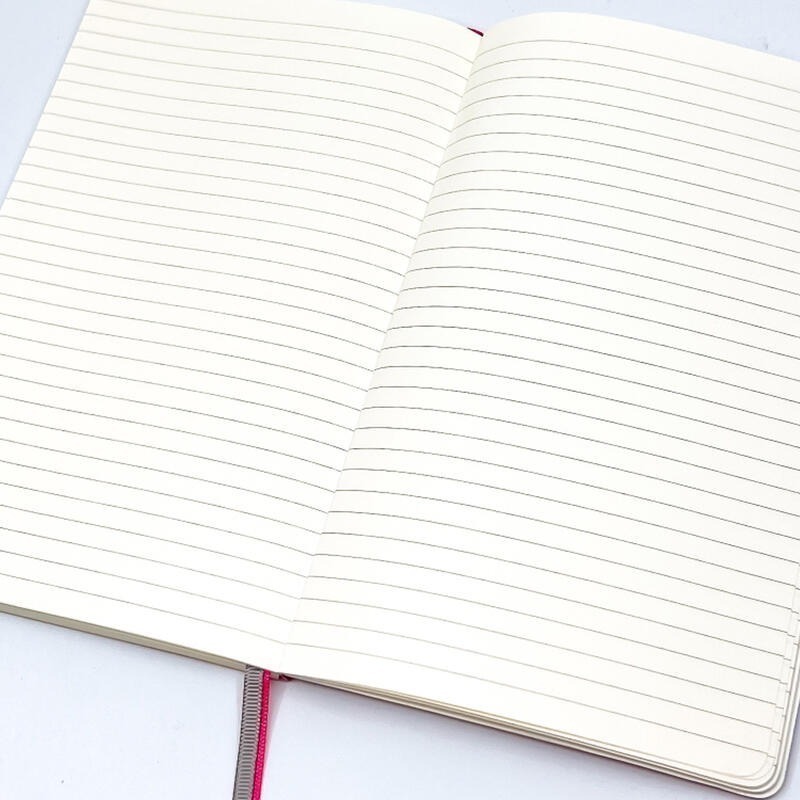 日本 Colte A5 硬殼橫線筆記本: 深藍色-細節圖3