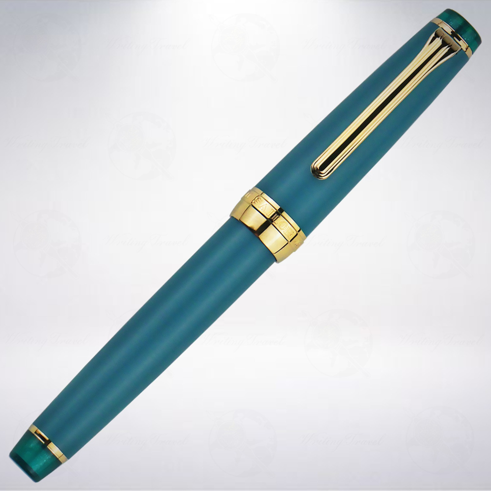 日本 寫樂 SAILOR PROFESSIONAL GEAR 四季織 SHIKIORI 雨音系列 21K 鋼筆: 翠雨-細節圖2