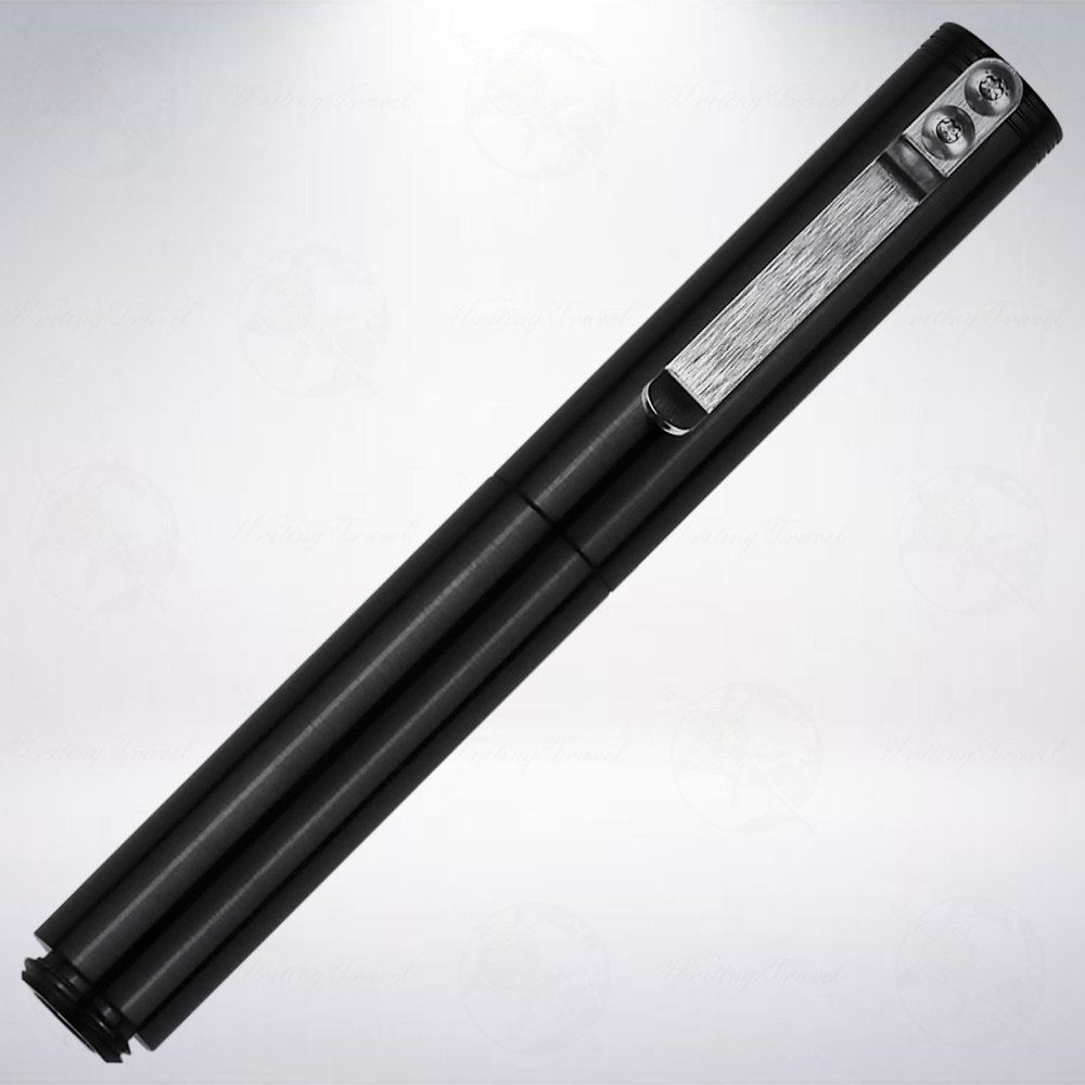 美國 Schon DSGN Classic Machined Pens 經典機械原子筆: 陽極黑鋁-細節圖2