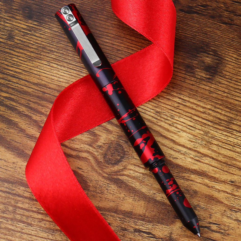 美國 Schon DSGN Classic Machined Pens 經典機械原子筆: 黑紅特別款-細節圖4