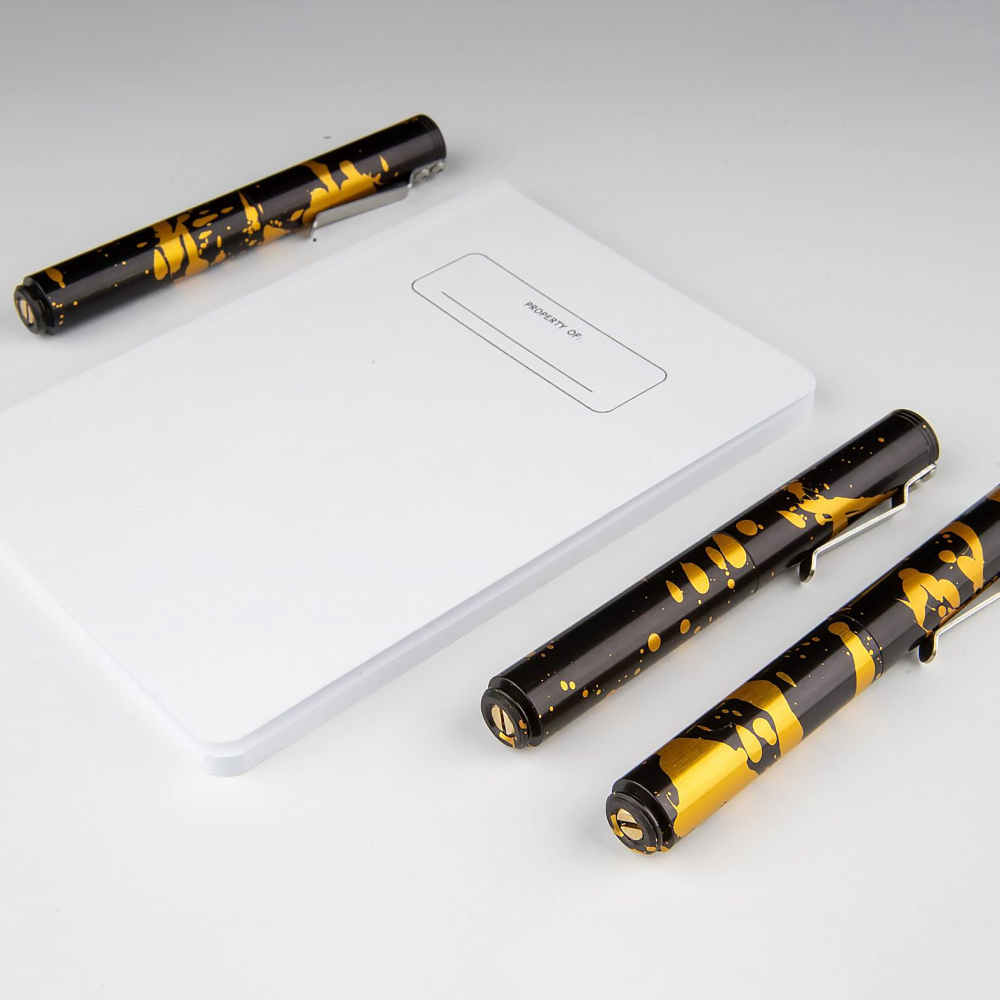 美國 Schon DSGN Classic Machined Pens 經典機械原子筆: 黑金特別款-細節圖3