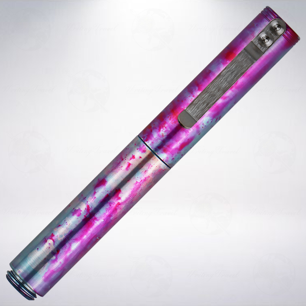 美國 Schon DSGN Classic Machined Pens 經典機械原子筆: 土耳其藍/粉紅-細節圖2