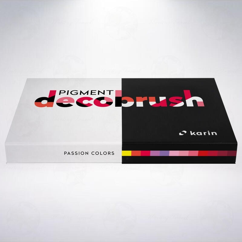 波蘭 Karin Pigment Decobrush 顏料軟筆刷麥克筆: 熱情色組/Passion Colors-細節圖2