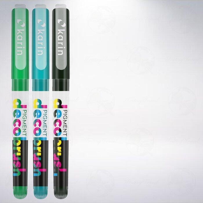 波蘭 Karin Pigment Decobrush 顏料軟筆刷麥克筆: 基本色 (單支賣場)-細節圖2