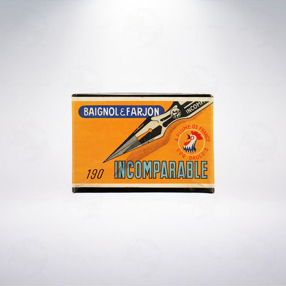 罕見!  法國 Baignol&Farjon 190 古董沾水筆尖-細節圖2