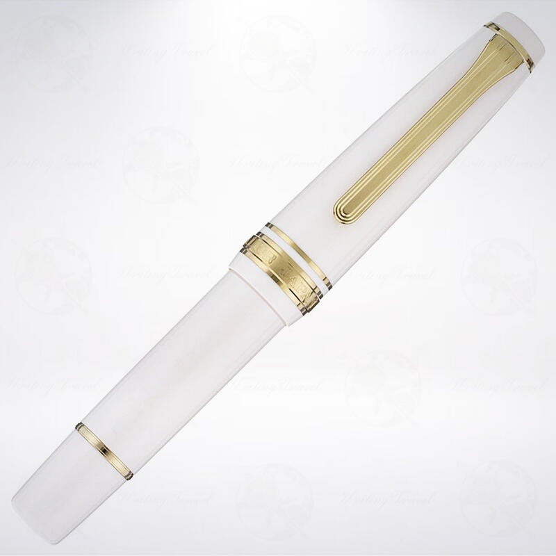 日本 寫樂 SAILOR PROFESSIONAL GEAR SLIM MINI 鋼筆: 白色/Beni White-細節圖2