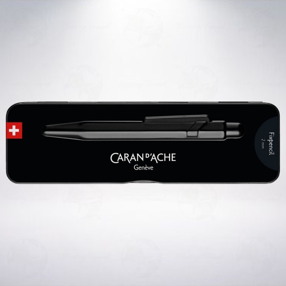瑞士 卡達 Caran d＇Ache Fixpencil 884 2.0mm 工程筆: 時尚黑/Black Code-細節圖2