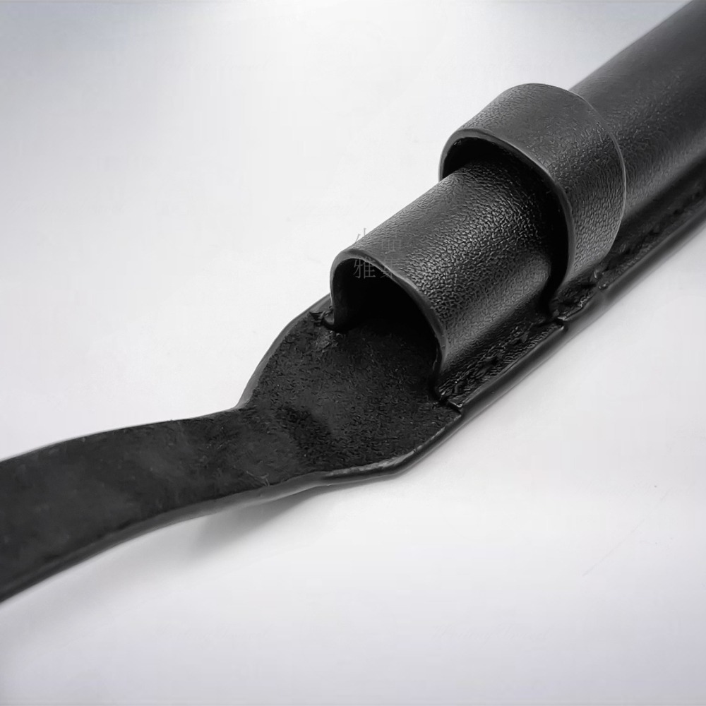 細軸筆款專用單支裝真皮筆套: 黑色-細節圖2