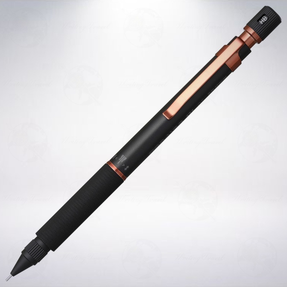 日本 白金 Platinum PRO-USE 171 0.5mm 黑化版製圖自動鉛筆: 銅色限定款-細節圖2