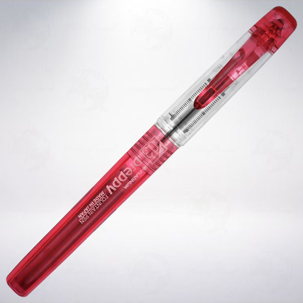 日本 Platinum 白金 PREPPY 本格鋼筆: 紅色-細節圖2