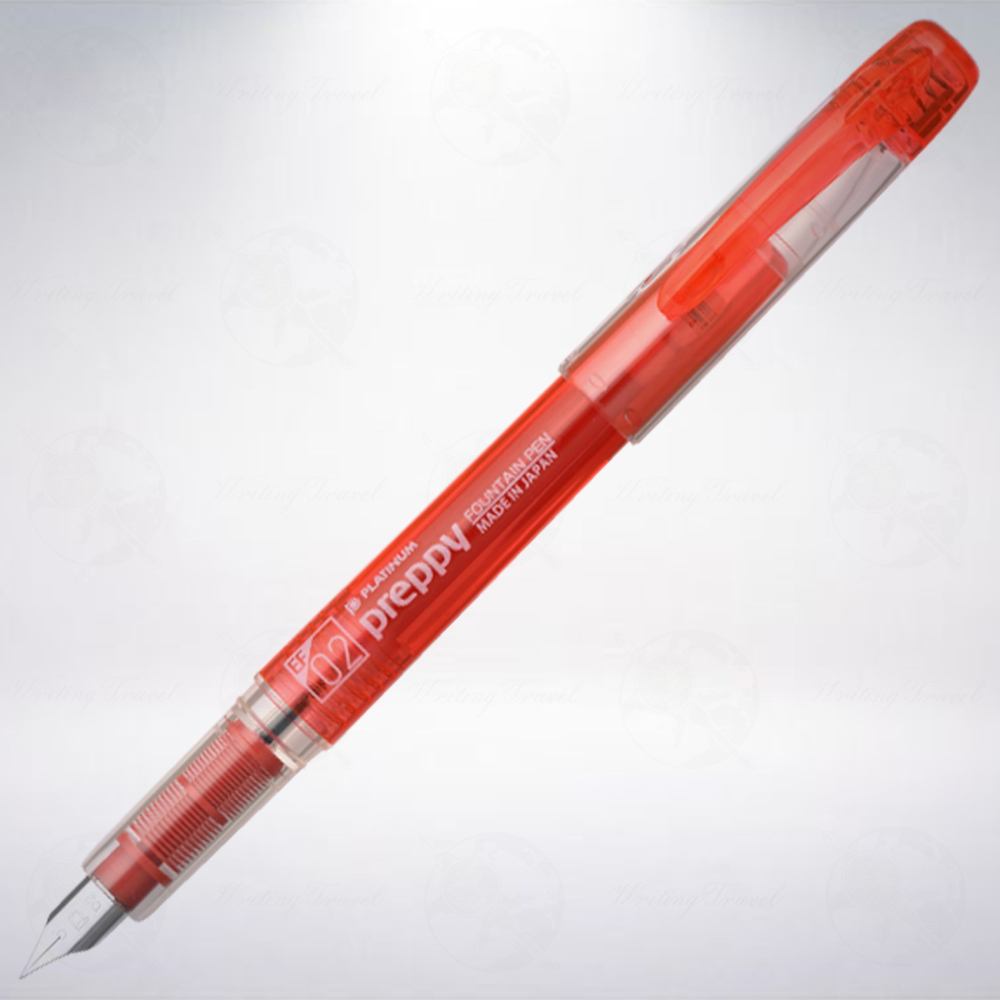 日本 Platinum 白金 PREPPY 本格鋼筆: 紅色-細節圖3