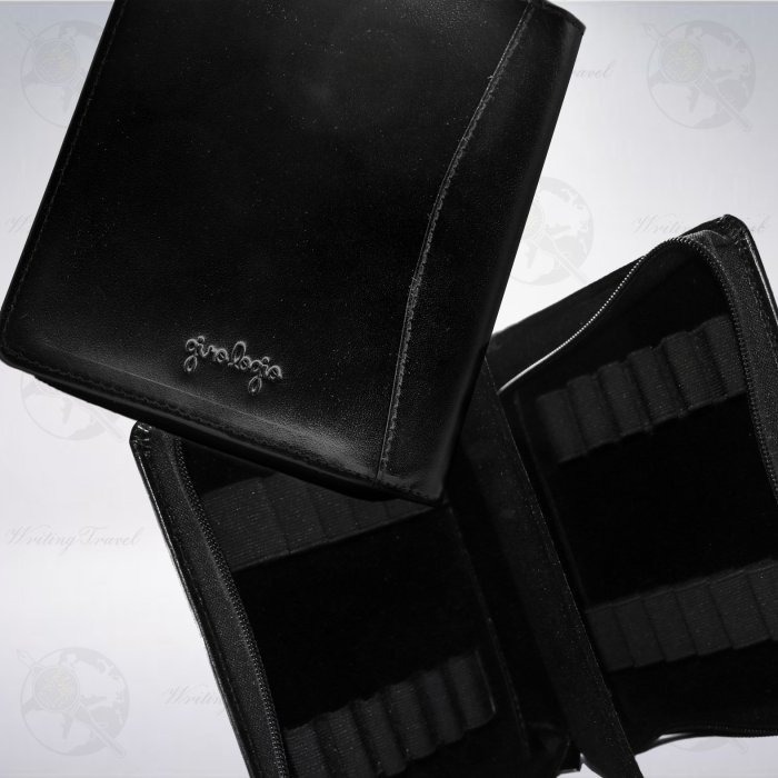 美國 Girologio 12支裝皮革筆袋-細節圖2